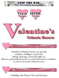 Valentine's website when I closed in September of 2001